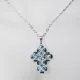 Small Cross - Sierra-Silver Chain - 2